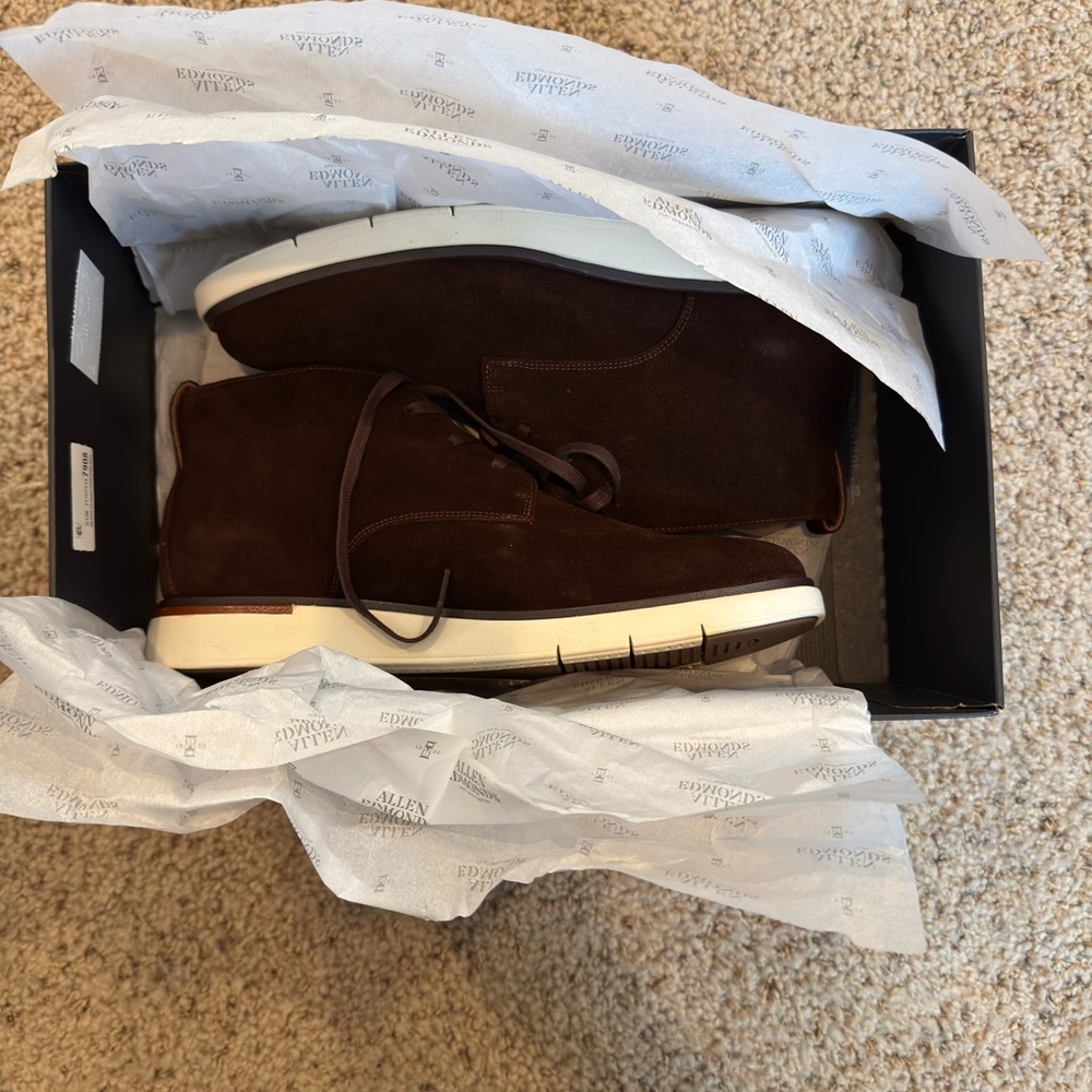 Allen Edmonds Dark Brown Chukka Boots - Picture 3 of 4
